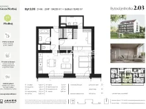 Prodej bytu 2+kk, Předboj, Ke Tvrzi, 64 m2