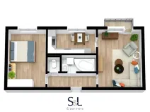 Prodej bytu 2+1, Teplice, Duchcovská, 51 m2