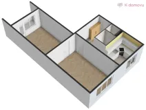 Pronájem bytu 2+1, Holešov, Masarykova, 65 m2