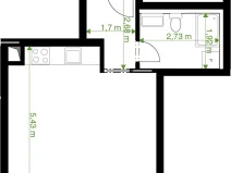 Prodej bytu 1+kk, Rychnov nad Kněžnou, Javornická, 36 m2