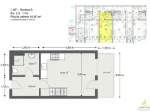 Prodej bytu 1+kk, Břeclav, 44 m2