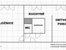 Pronájem bytu 2+kk, Drnholec, Wolkerova, 50 m2