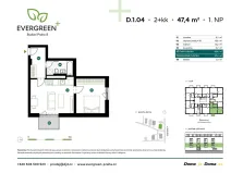 Prodej bytu 2+kk, Praha, Ďáblická, 47 m2