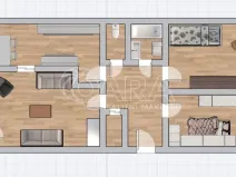 Pronájem bytu 3+1, Praha - Čimice, Křivenická, 72 m2