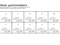 Pronájem garáže, Praha - Vinohrady, Voroněžská, 15 m2