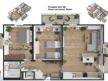 Pronájem bytu 3+kk, Planá nad Lužnicí - Strkov, Okružní, 79 m2