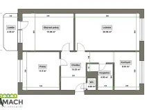 Pronájem bytu 3+1, Uherské Hradiště, Na Rybníku, 75 m2
