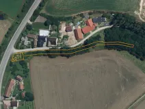 Dražba pozemku, Dolany, 1627 m2