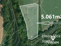 Prodej pole, Předměřice nad Jizerou, 5061 m2
