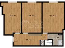 Prodej bytu 3+kk, Praha - Vršovice, Na louži, 71 m2