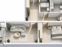 Pronájem bytu 2+1, Praha - Veleslavín, Maříkova, 55 m2