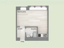 Pronájem bytu 1+kk, Brandýs nad Labem-Stará Boleslav, Ivana Olbrachta, 34 m2