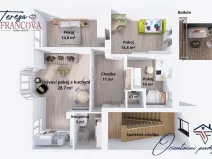 Prodej bytu 4+kk, Prostějov, Tyršova, 85 m2