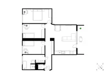 Prodej bytu 4+kk, Praha - Záběhlice, Hrusická, 79 m2