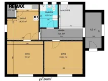 Prodej rodinného domu, Starý Kolín, B. Němcové, 87 m2