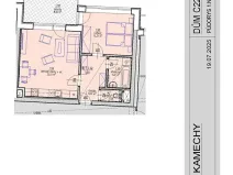 Prodej bytu 2+kk, Brno, Chvalovka, 52 m2