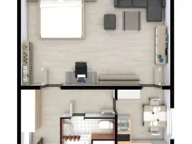 Prodej bytu 1+1, Jablonec nad Nisou, Na Vršku, 40 m2