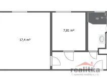 Pronájem bytu 2+kk, Opava - Předměstí, Těšínská, 35 m2
