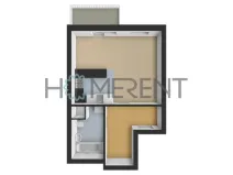 Pronájem bytu 1+kk, Praha - Hostivař, Bratislavská, 35 m2