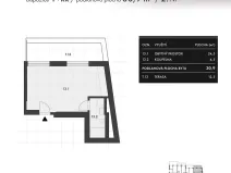 Prodej bytu 1+kk, Brno, Košuličova, 31 m2