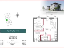 Prodej bytu 2+kk, Stażystów,Bielsko-Biała,Polsko, 39 m2