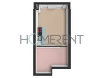 Pronájem bytu 1+kk, Praha - Holešovice, V háji, 28 m2