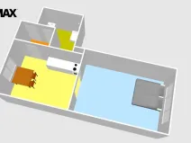 Pronájem bytu 1+1, Hradec Králové - Nový Hradec Králové, Brněnská, 44 m2