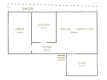 Pronájem bytu 3+kk, Most, Bří Čapků, 68 m2