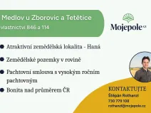 Prodej pole, Počenice-Tetětice, 34319 m2