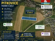 Prodej pole, Praha - Pitkovice, 12269 m2