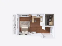 Pronájem bytu 1+kk, Olomouc, Šantova, 28 m2