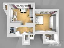 Pronájem bytu 2+kk, Praha - Dejvice, Koulova, 46 m2