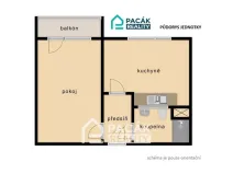 Prodej bytu 1+1, Olomouc, Nešporova, 33 m2