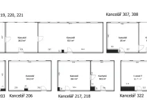Pronájem kanceláře, Modřice, Nádražní, 44 m2