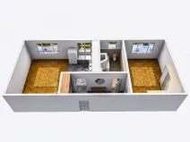 Prodej bytu 2+kk, Chlumčany, V Rumunsku, 52 m2