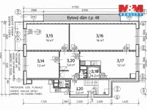 Prodej bytu 3+1, Práče, 75 m2