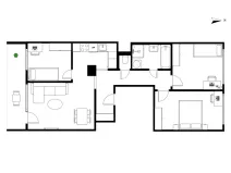 Prodej bytu 4+kk, Praha - Bohnice, Poznaňská, 76 m2