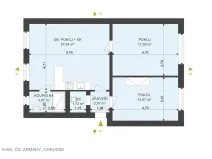 Prodej bytu 3+kk, Chrudim, Čs. armády, 66 m2