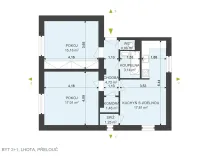 Prodej bytu 2+1, Přelouč, 63 m2