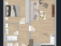 Prodej bytu 2+kk, Český Krumlov - Vyšný, Vyšenská, 49 m2