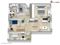 Prodej bytu 4+1, Plesná, 5. května, 79 m2