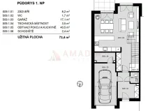 Prodej rodinného domu, Praha - Letňany, Jana Vlčka, 143 m2
