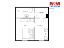 Prodej bytu 1+1, Olomouc - Černovír, Jablonského, 34 m2