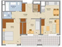Prodej bytu 3+1, Praha - Stodůlky, Svitákova, 73 m2