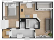 Prodej bytu 2+kk, Klecany, V Honech, 46 m2