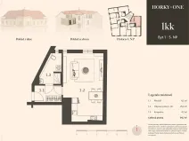 Prodej bytu 1+kk, Praha - Nusle, V Horkách, 35 m2