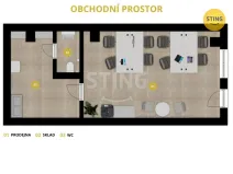 Pronájem obchodního prostoru, Opava, Pekařská, 55 m2
