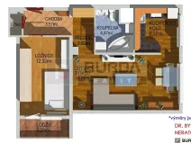 Prodej bytu 2+1, Neratovice, 53 m2