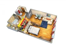 Pronájem bytu 2+kk, Praha - Smíchov, Staropramenná, 53 m2