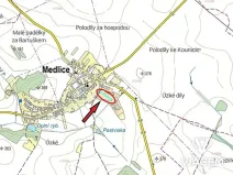 Prodej podílu pole, Medlice, 1159 m2